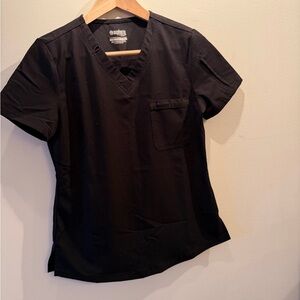 Black Men's V-Neck Shirt